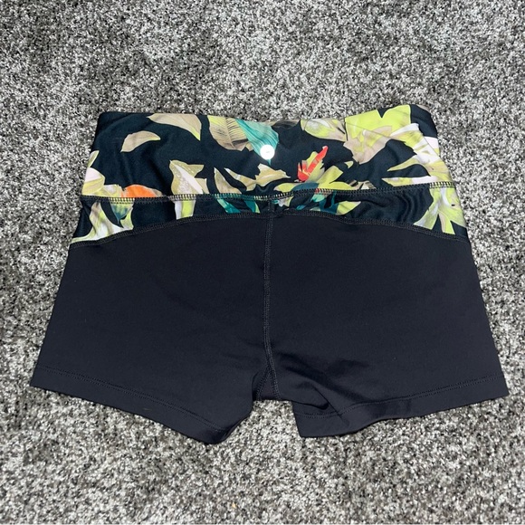 Gray and Neon Avia Spandex Biker Shorts - Picture 2 of 3